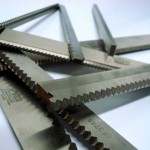 Afiação de faca zig-zag